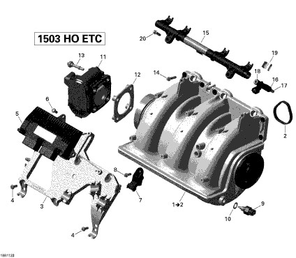 入荷しました モーターボートスロットルボディ assy seadoo rxp rxt gtx gts gtr 09-17 