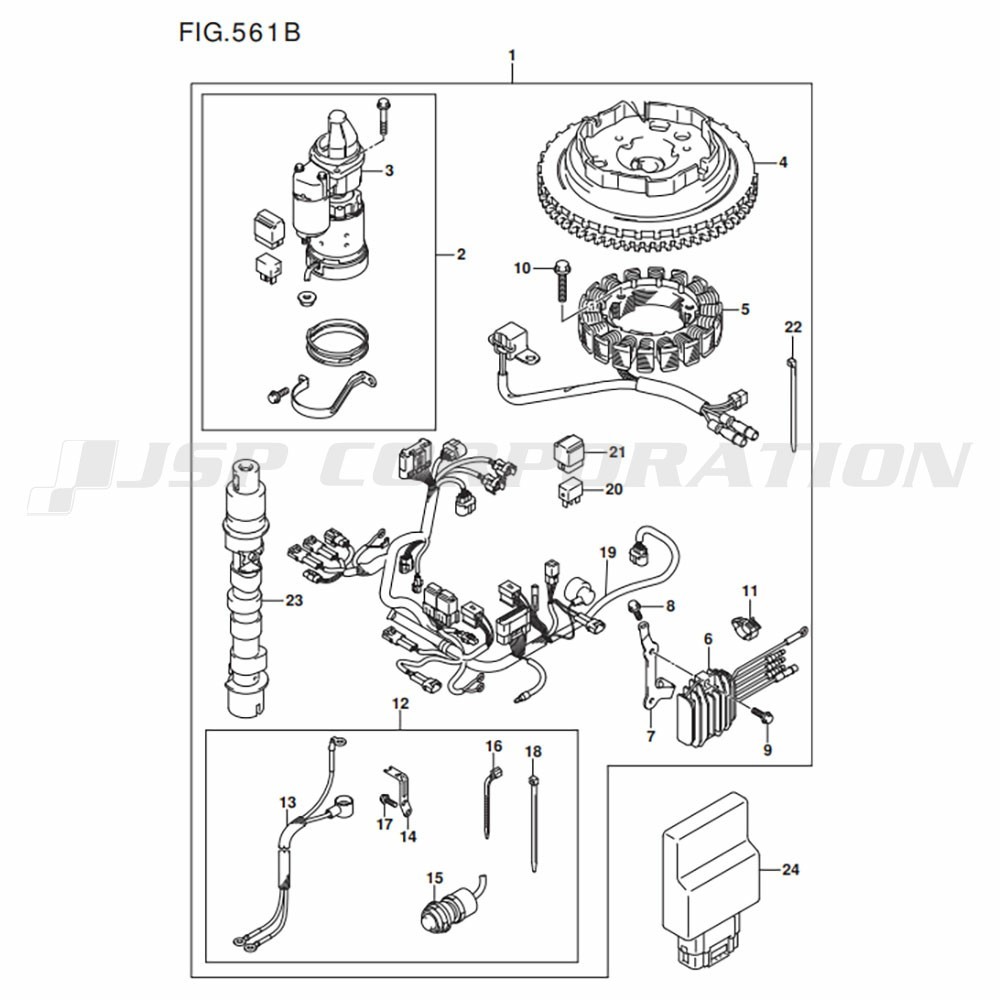 OPT:STARTING MOTOR :M-STARTER