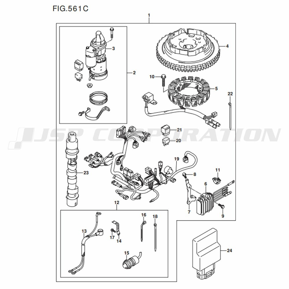 OPT:STARTING MOTOR DF20A:M-STARTER