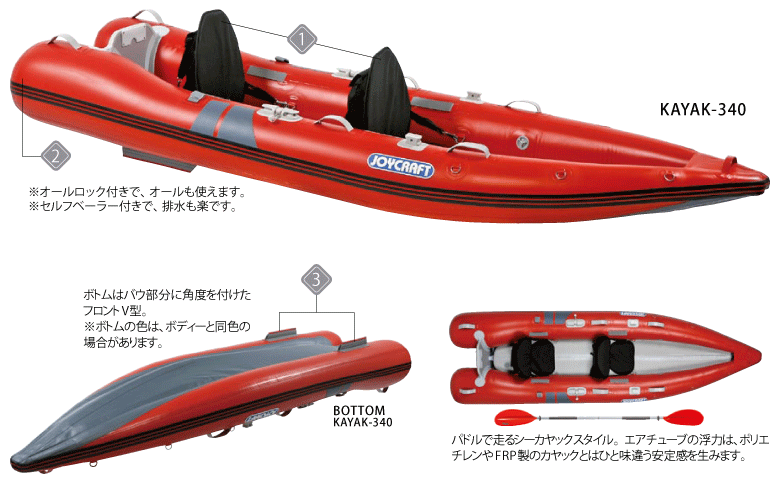 ☆カヤック ３分割 FRP製 ４７０ｃｍ 引き取り限定 神戸☆ 釣り