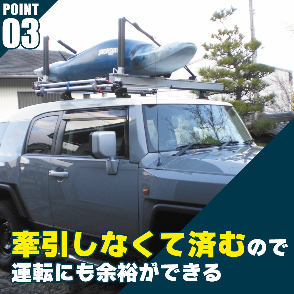 オーバースライダーは1人で簡単カートップ！｜ネオネットマリン通販