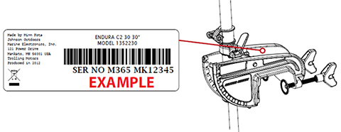 ENDURA C2 トランサムマウントトローリングモーター