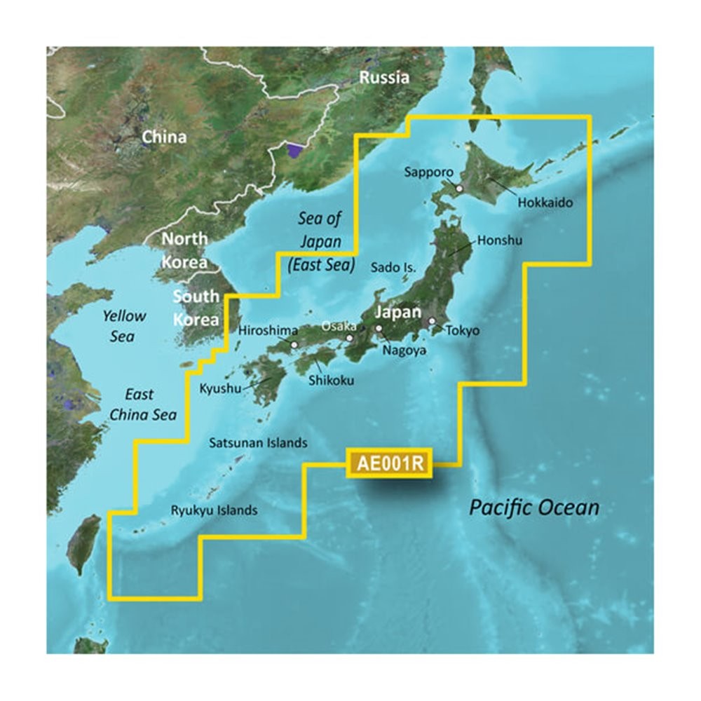 Japan BlueChart g3 日本全海域 湖沼図 詳細等深線図 GARMIN(ガーミン