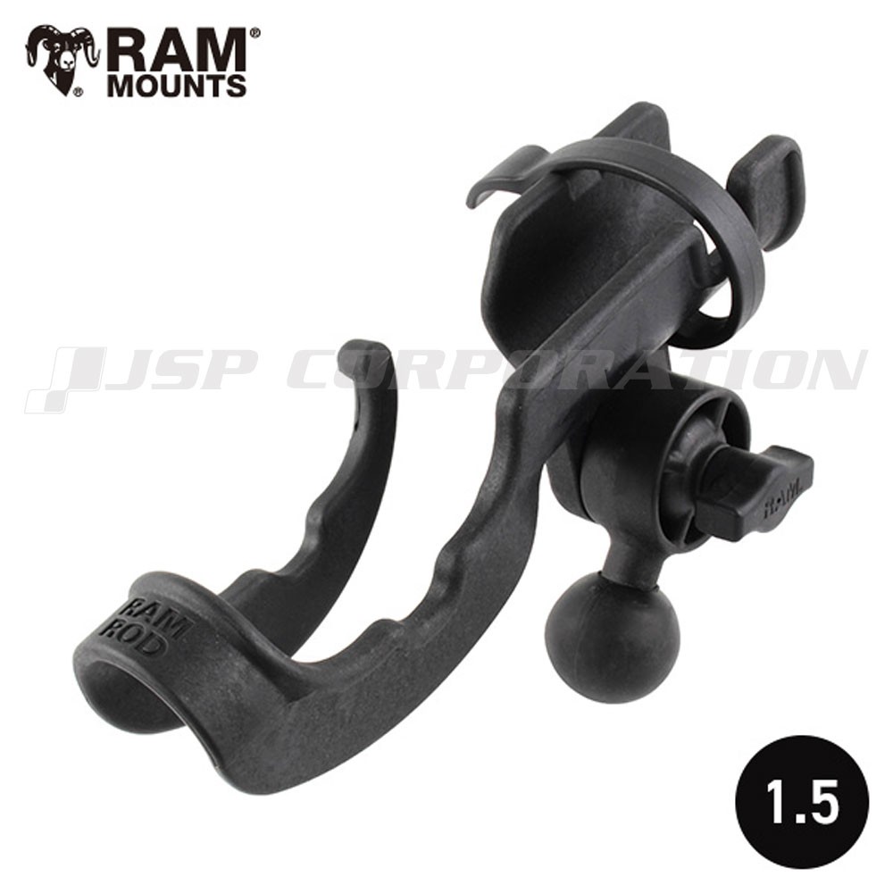 ロッドホルダー RAM-117BU 1.5インチボール RAM MOUNTS(ラムマウント 