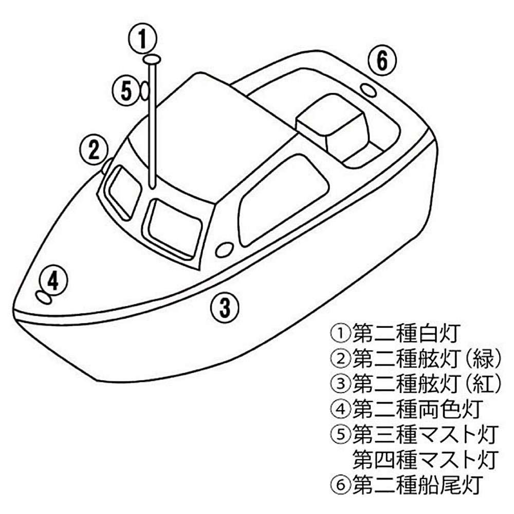 航海灯 第二種 両色灯 (バウライト) NLSW-2B NAUTILIGHT NAVI(ノーチ 