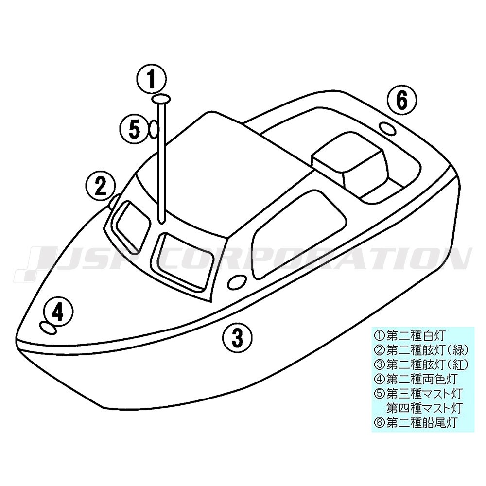 航海灯 第四種マスト灯 マストライト MLM-4AB4 ホワイトボディ KOITO 