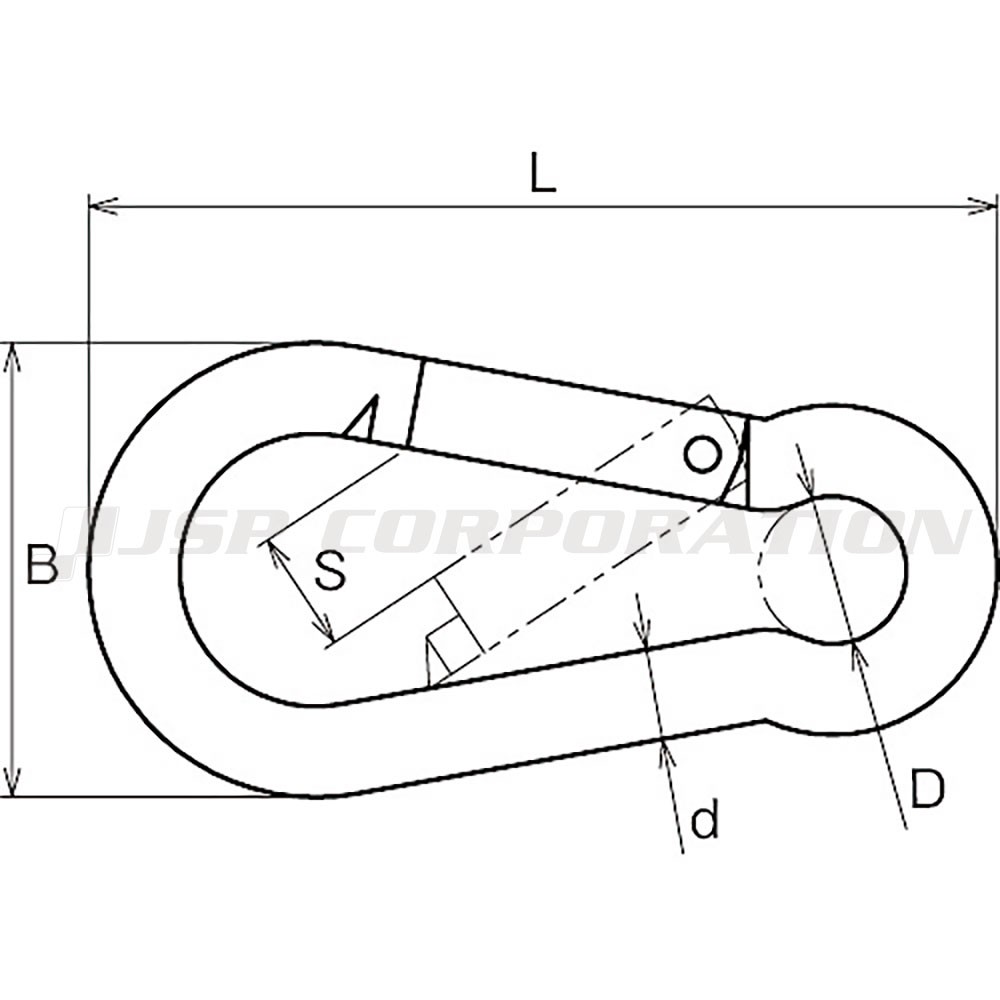 AKフック AK1001 6mm 浅野金属工業｜ネオネットマリン通販