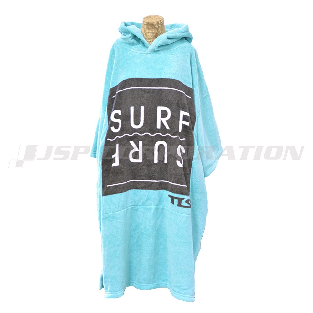 マイクロファイバーポンチョ ベーシック ターコイズ ｜ネオネット