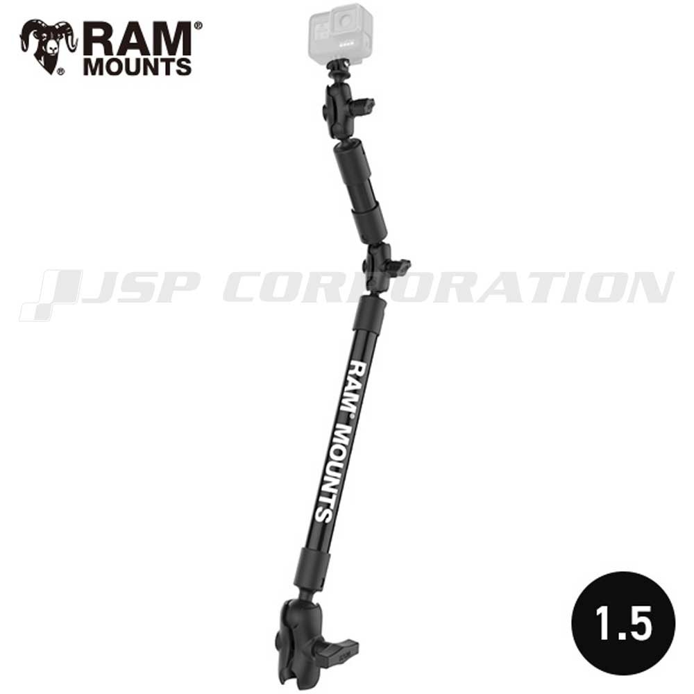 タフポール アクションカメラマウント 762mm 1 5インチボール Ram Mounts ネオネットマリン通販