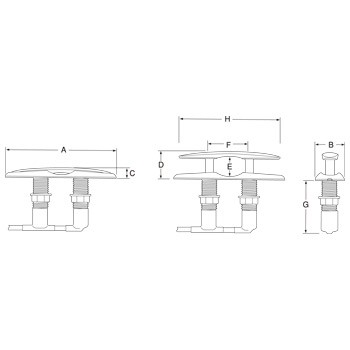 A /114 B/33 C/12D/41E/32F/44G/76H/110mm