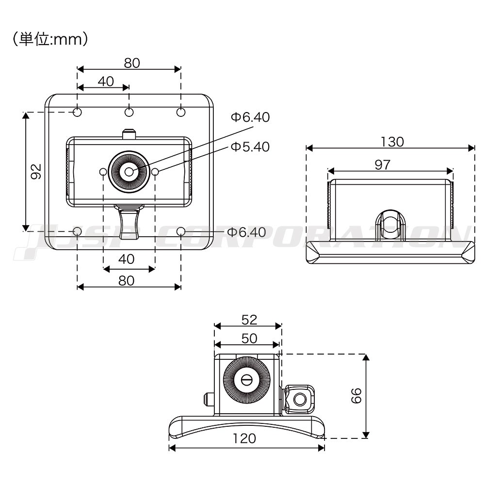 インフレータブル用レールセット 【極みシリーズ】 640mm BMO