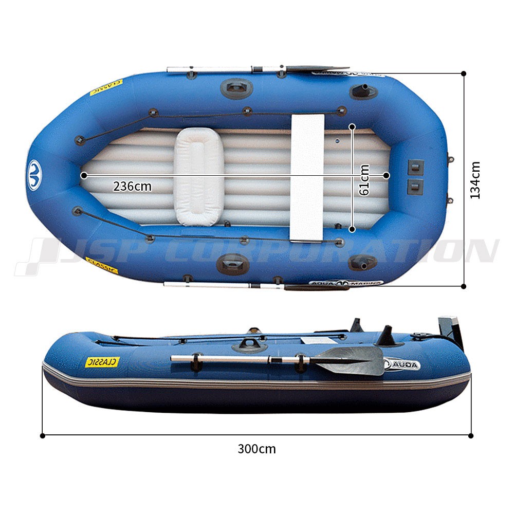 CLASSIC クラシック300 T-18 エレキモーターAセット 3人乗り AQUA