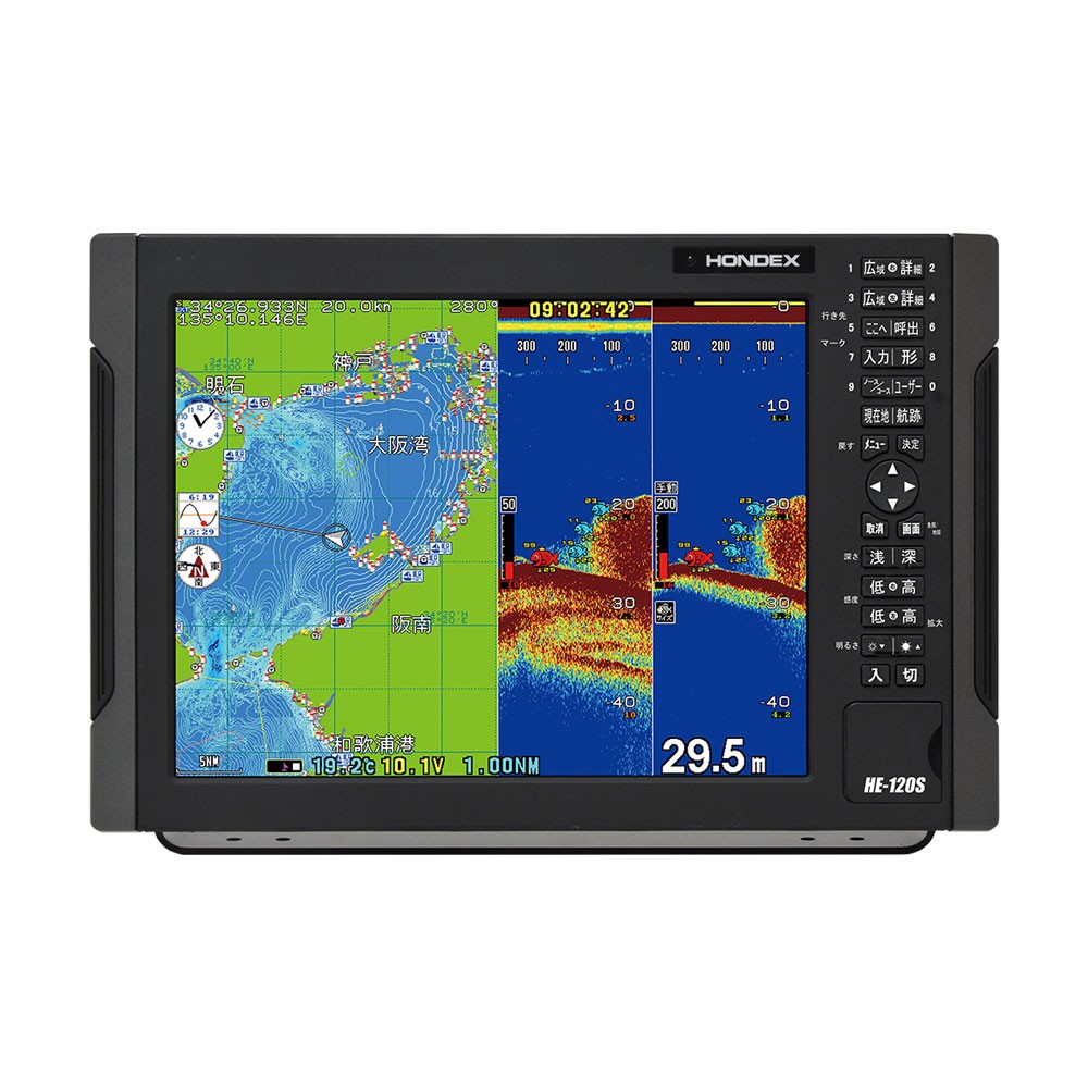 ホンデックス GPS 魚探 HE-601GPII 5型カラー液晶 - その他