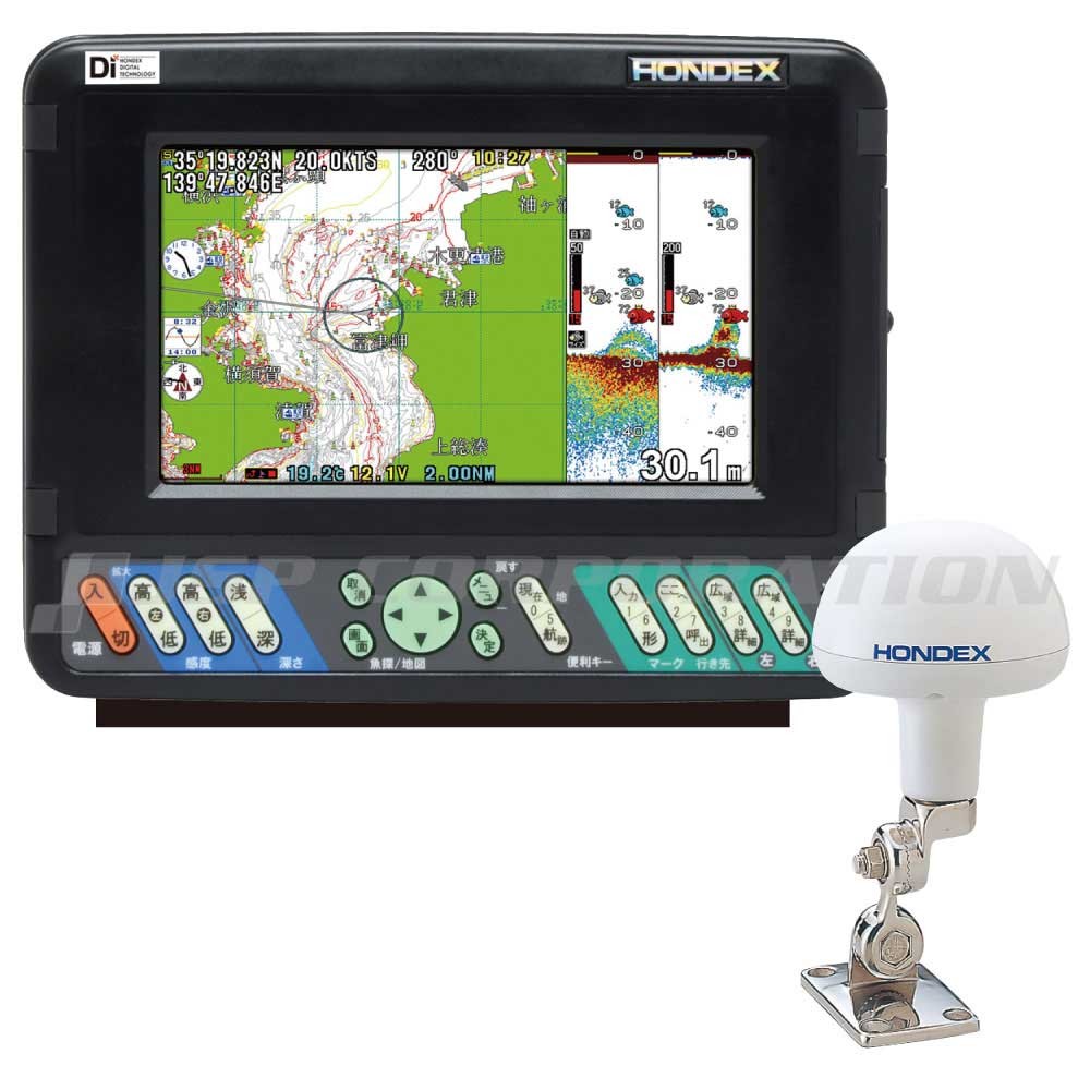 美品 HONDEX ホンデックス PS-60GP GPS魚探 - フィッシング