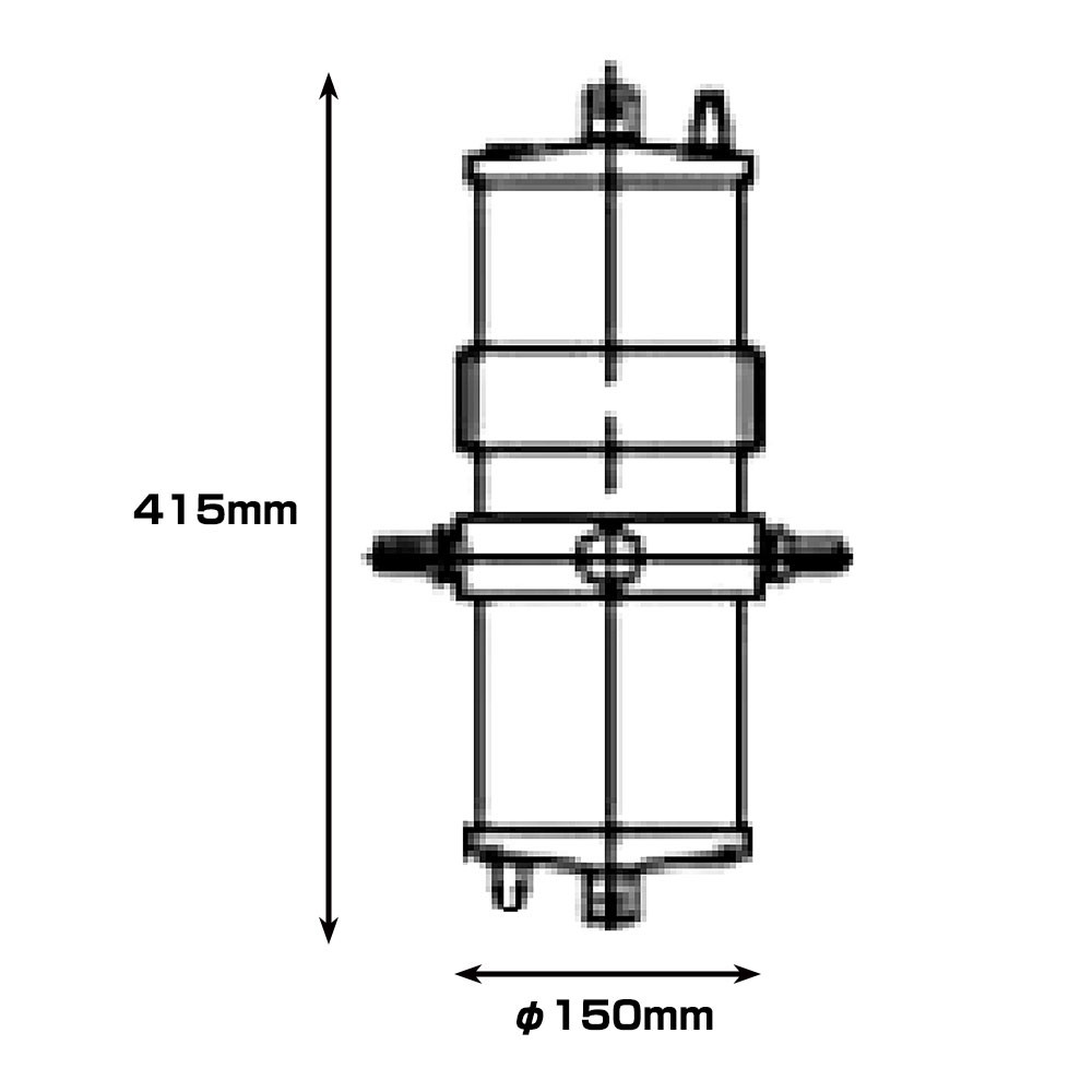 ディーゼルエンジン用燃料油フィルター UF-60 UNIKAS(ユニカス)｜ネオ