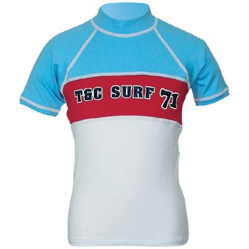 T&C ラッシュガード 半袖 100/120/140 T&C SURF DESIGNS(ティーアンド