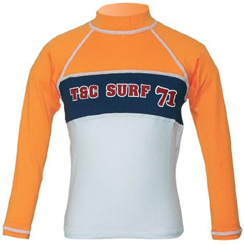 T&C ラッシュガード 長袖 100/120/140 T&C SURF DESIGNS(ティーアンド