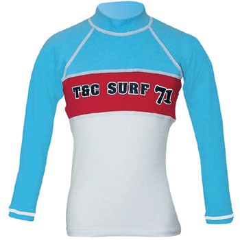 T&C ラッシュガード 長袖 100/120/140 T&C SURF DESIGNS(ティーアンド