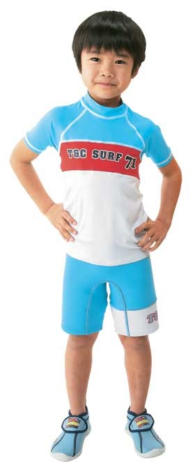 T&C ラッシュガード 半袖 120/140 T&C SURF DESIGNS(ティーアンドシー