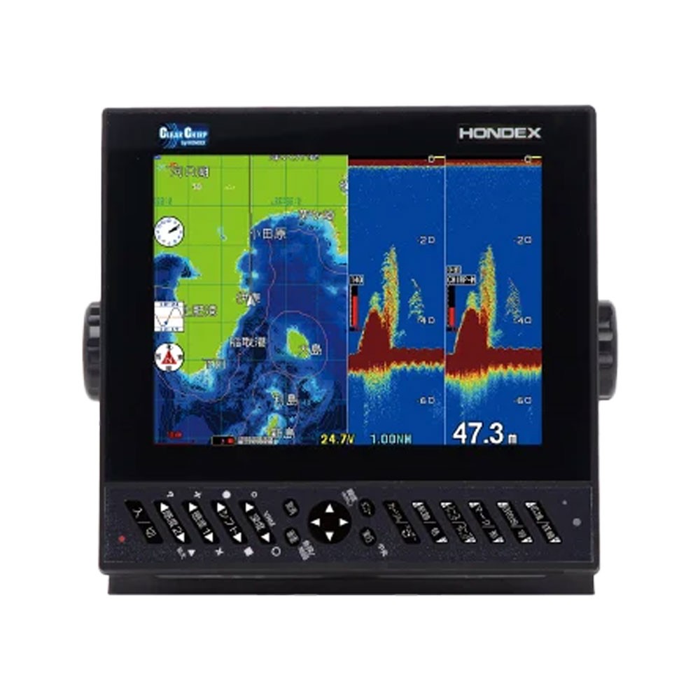 HDX-8C GPSアンテナ内蔵仕様 8.4型カラー液晶 クリアチャープ GPS 