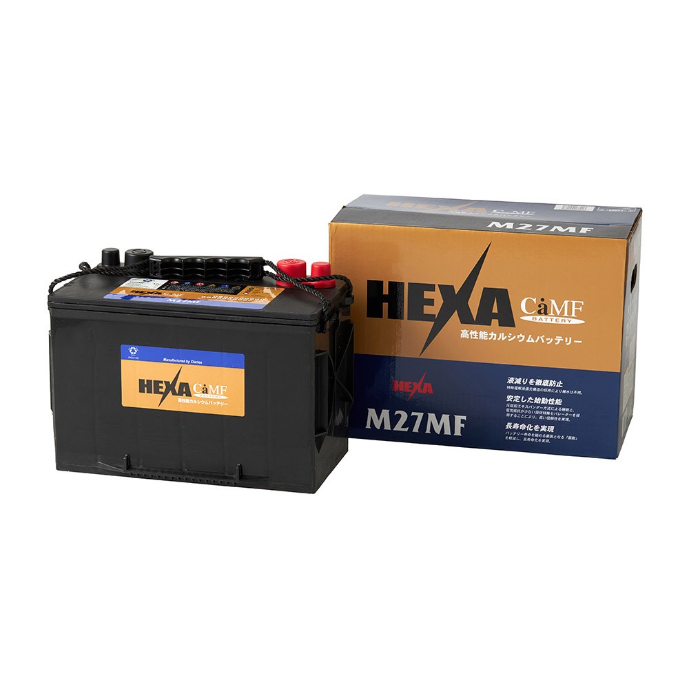 HEXAバッテリー M24MF 1個 80A 12V HEXA(ヘキサ)｜ネオネットマリン通販