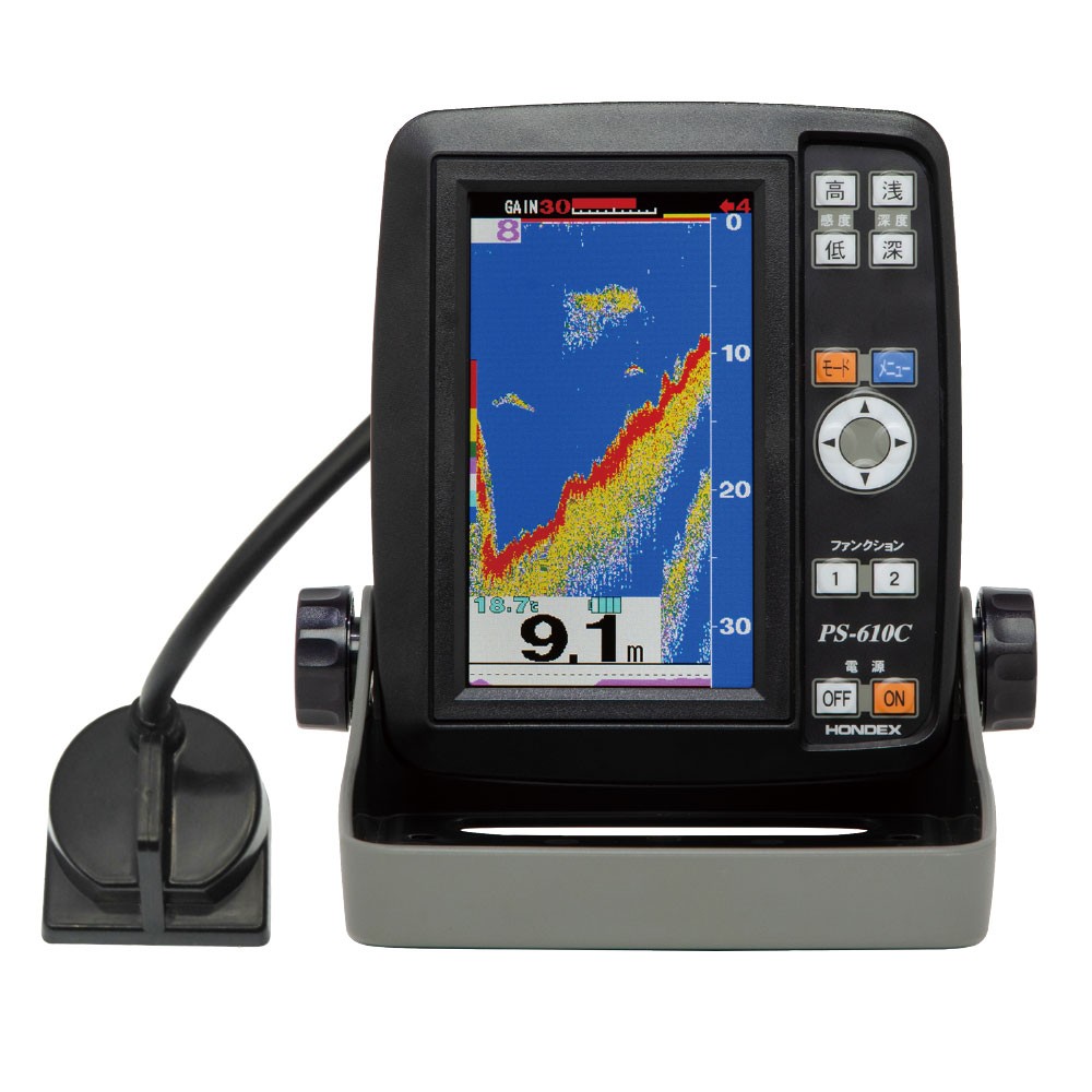 ホンデックス HE-601GP2 魚探 魚群探知機 GPS - フィッシング