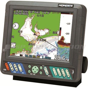 PS-80GP ホンデックス GPS プロッター カラー魚探 - フィッシング