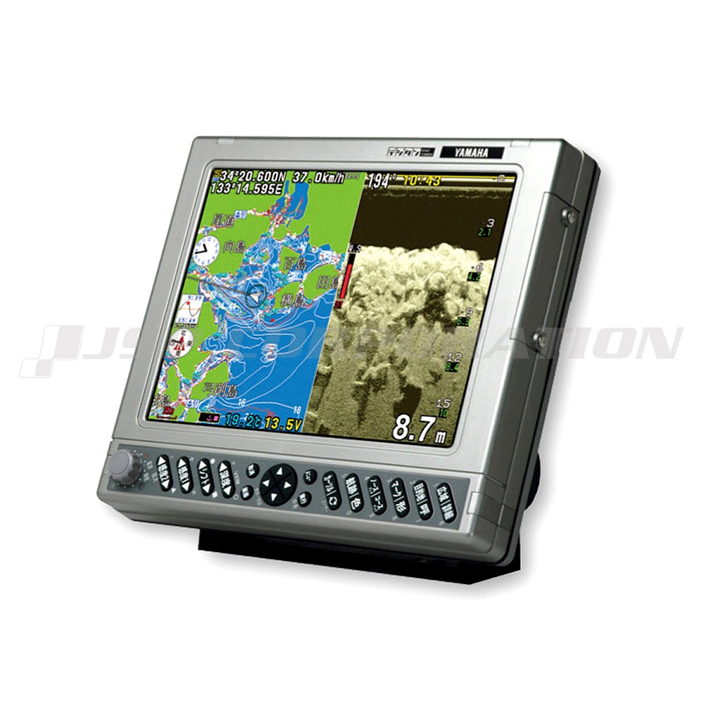 GPSプロッタ魚探 ワイドスキャン対応 YFHVII104-F66i-W 50/200kHz 