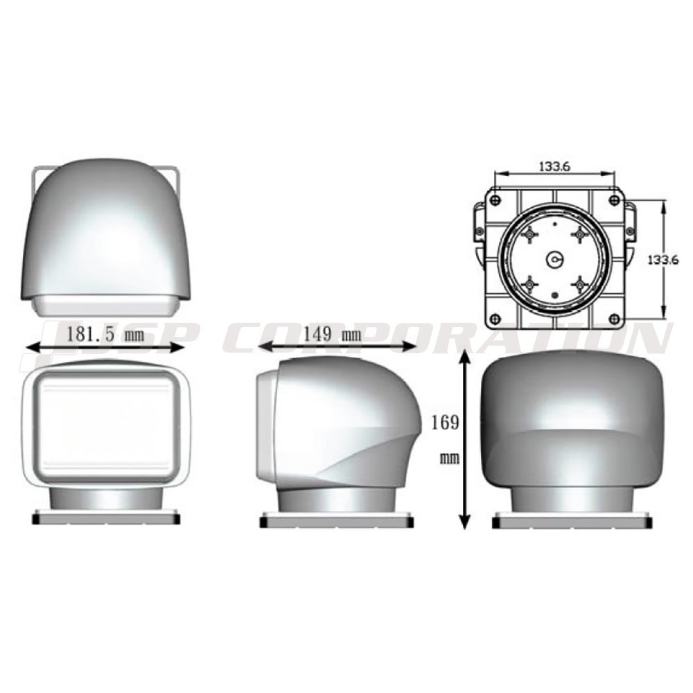 Ledサーチライト Sl 2 12v Regar リガー ネオネットマリン通販