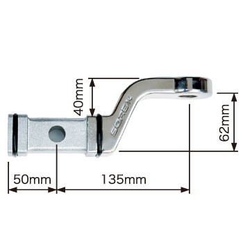 SOREXステンレスヒッチメンバー マウント+ボール - 車外アクセサリ