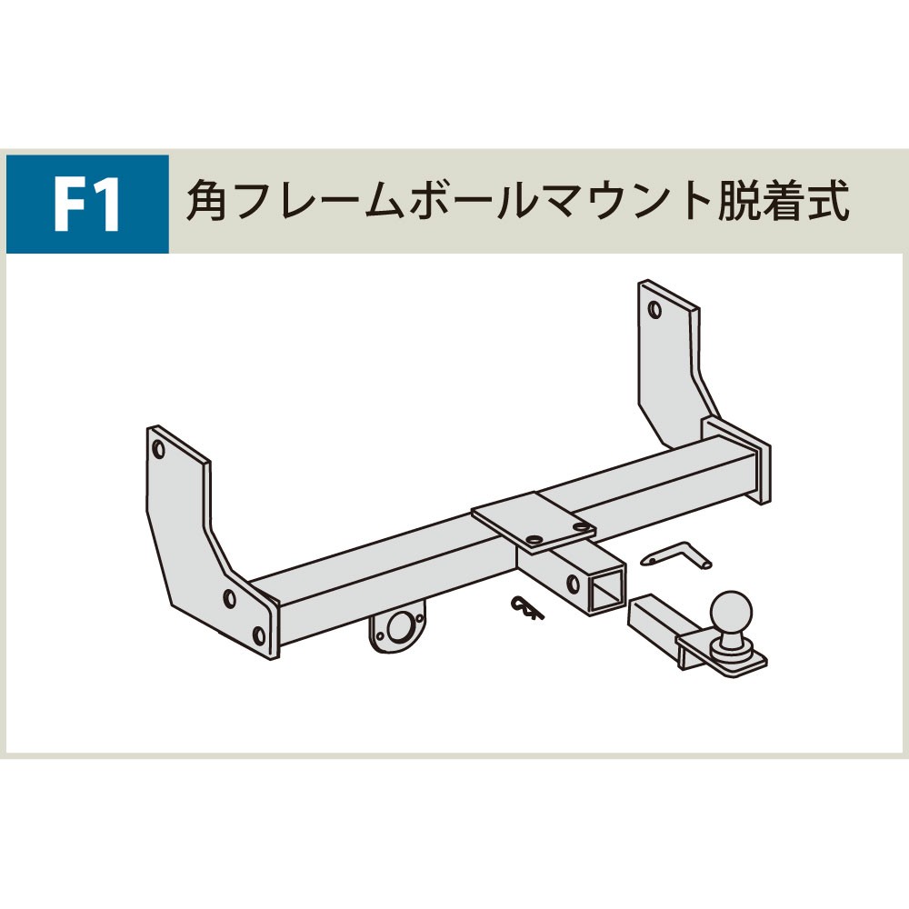 【激安人気】グランビア用ヒッチメンバー タグマスター！RCH11W、KCH10W/16W　STD 外装